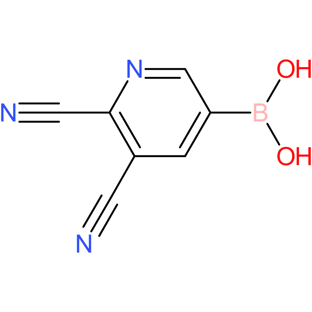 (5,6-dicyanopyridin-3-yl)boronic acid