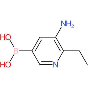(5-amino-6-ethylpyridin-3-yl)boronic acid