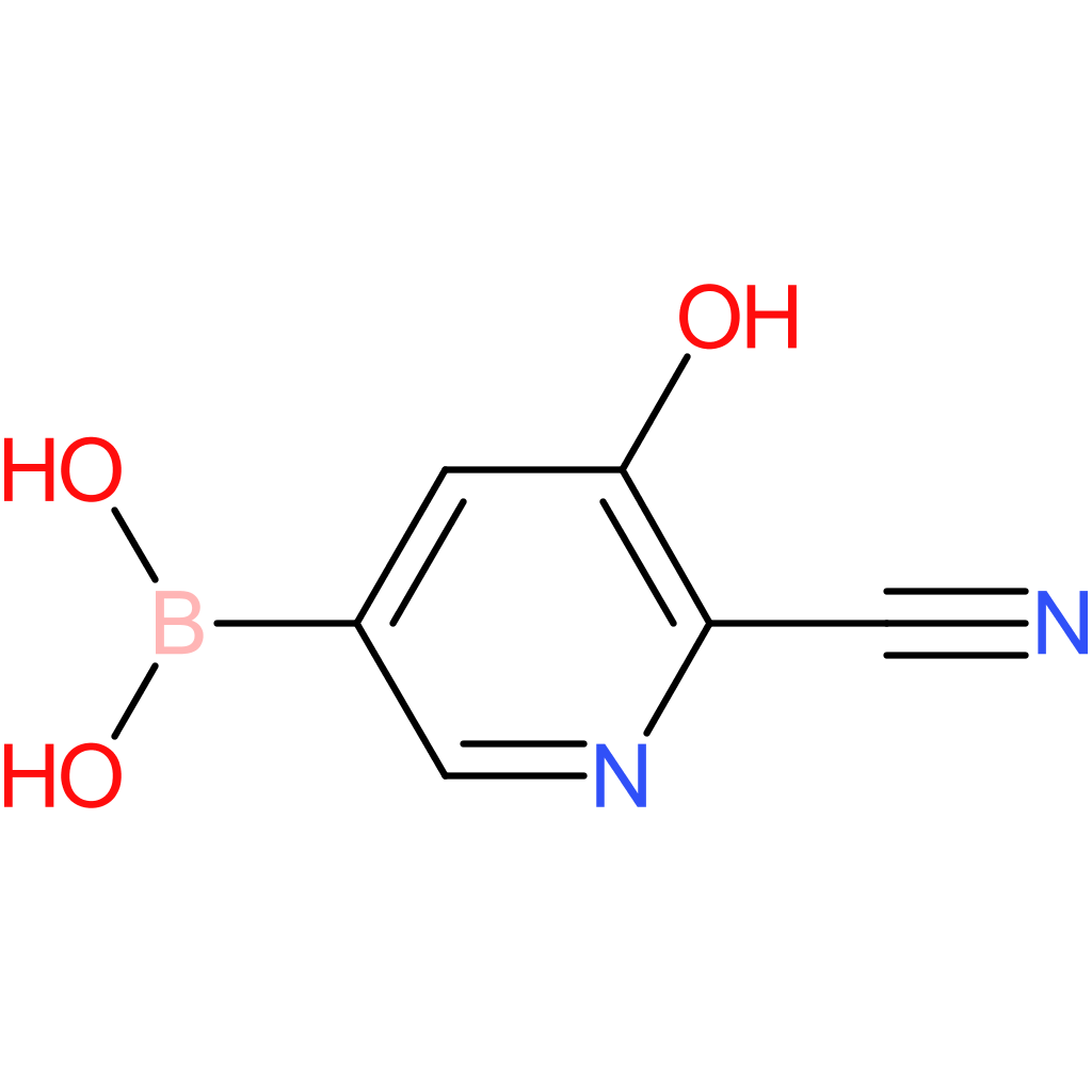 (6-cyano-5-hydroxypyridin-3-yl)boronic acid