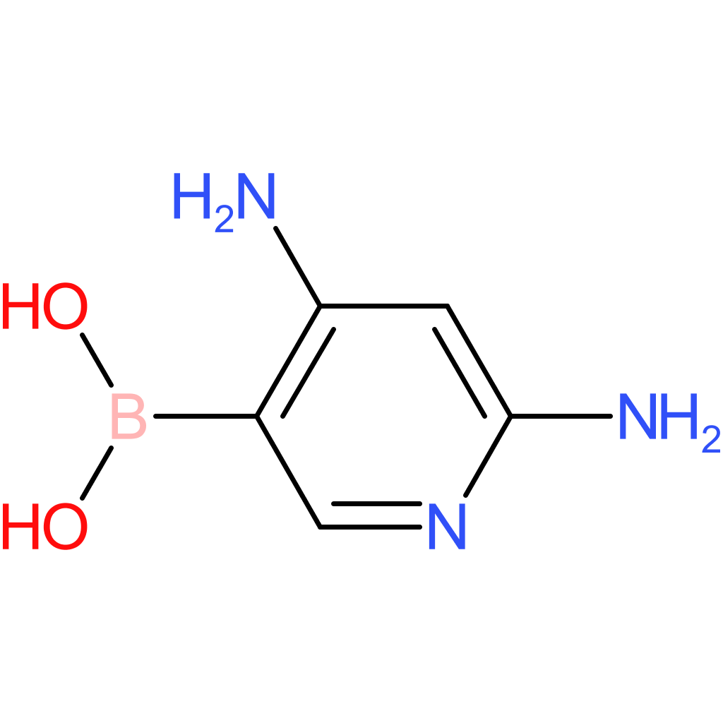 (4,6-diaminopyridin-3-yl)boronic acid