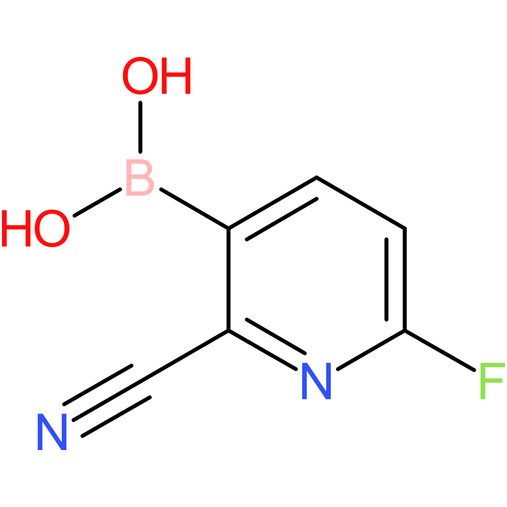 (2-cyano-6-fluoropyridin-3-yl)boronic acid