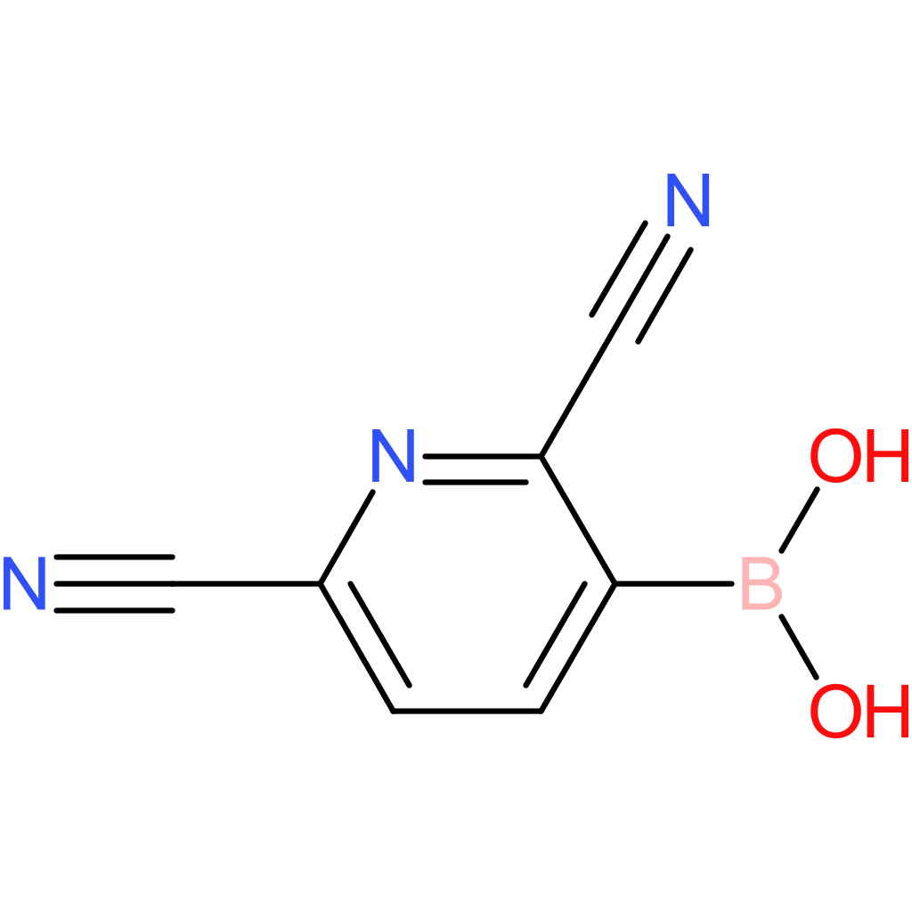 (2,6-dicyanopyridin-3-yl)boronic acid