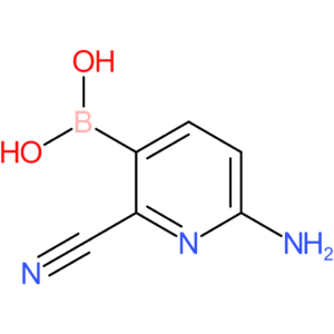 (6-amino-2-cyanopyridin-3-yl)boronic acid