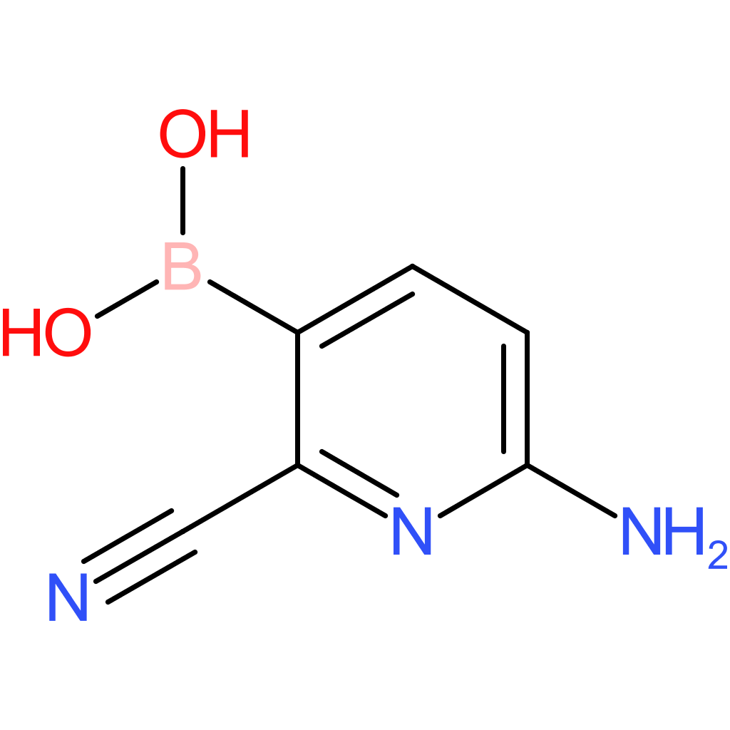 (6-amino-2-cyanopyridin-3-yl)boronic acid