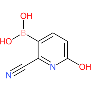 (2-cyano-6-hydroxypyridin-3-yl)boronic acid