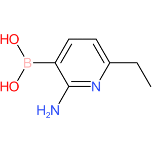 (2-amino-6-ethylpyridin-3-yl)boronic acid
