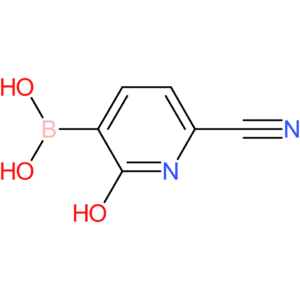 (6-cyano-2-hydroxypyridin-3-yl)boronic acid
