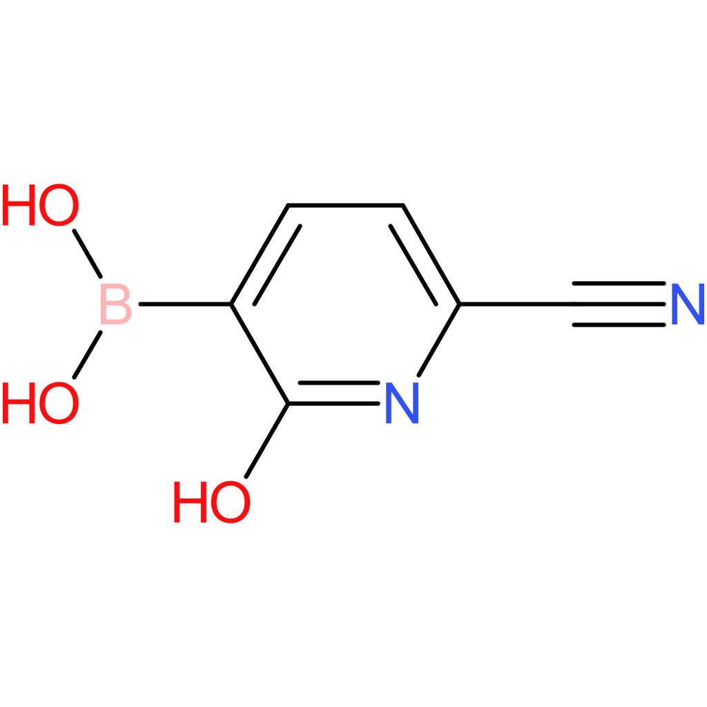 (6-cyano-2-hydroxypyridin-3-yl)boronic acid