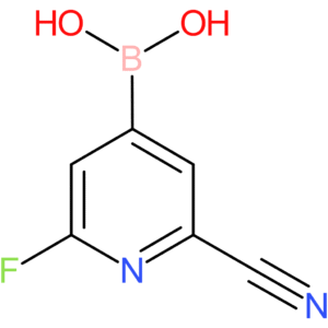 (2-cyano-6-fluoropyridin-4-yl)boronic acid