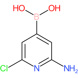 (2-amino-6-chloropyridin-4-yl)boronic acid