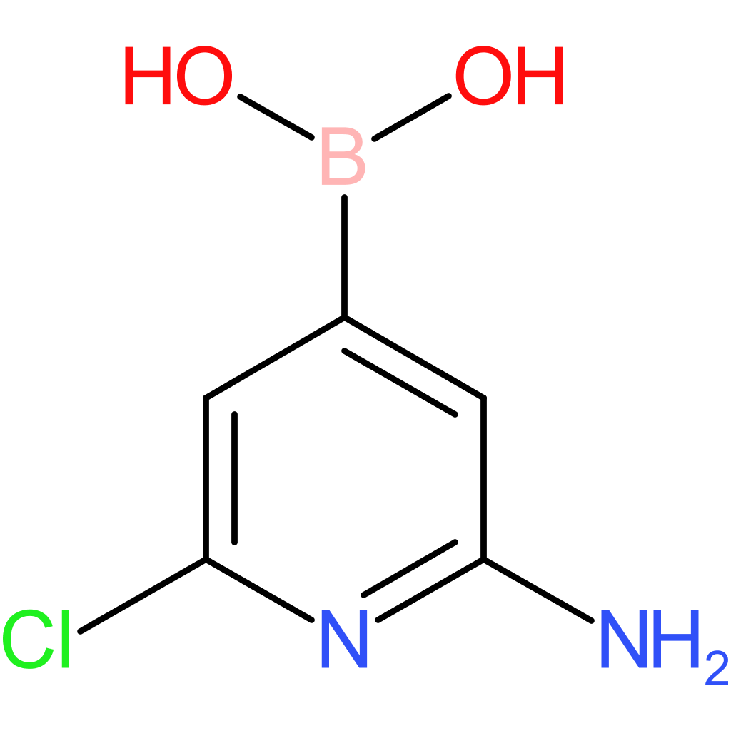 (2-amino-6-chloropyridin-4-yl)boronic acid
