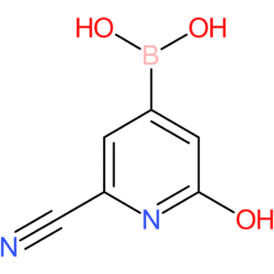 (2-cyano-6-hydroxypyridin-4-yl)boronic acid
