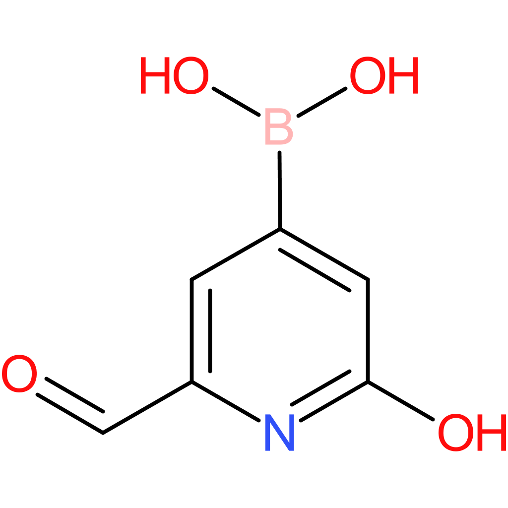 (2-formyl-6-hydroxypyridin-4-yl)boronic acid
