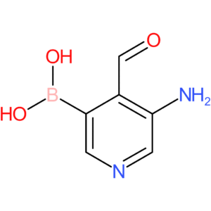(5-amino-4-formylpyridin-3-yl)boronic acid