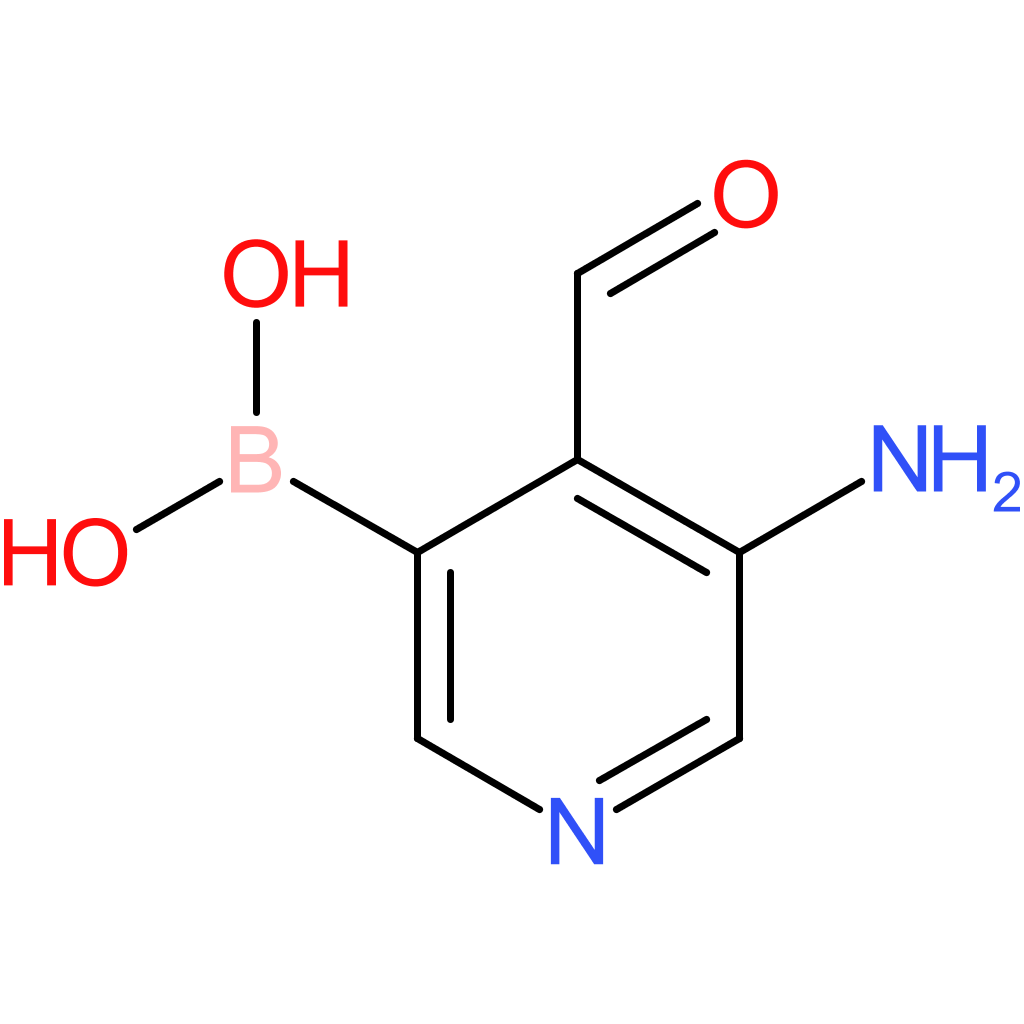 (5-amino-4-formylpyridin-3-yl)boronic acid