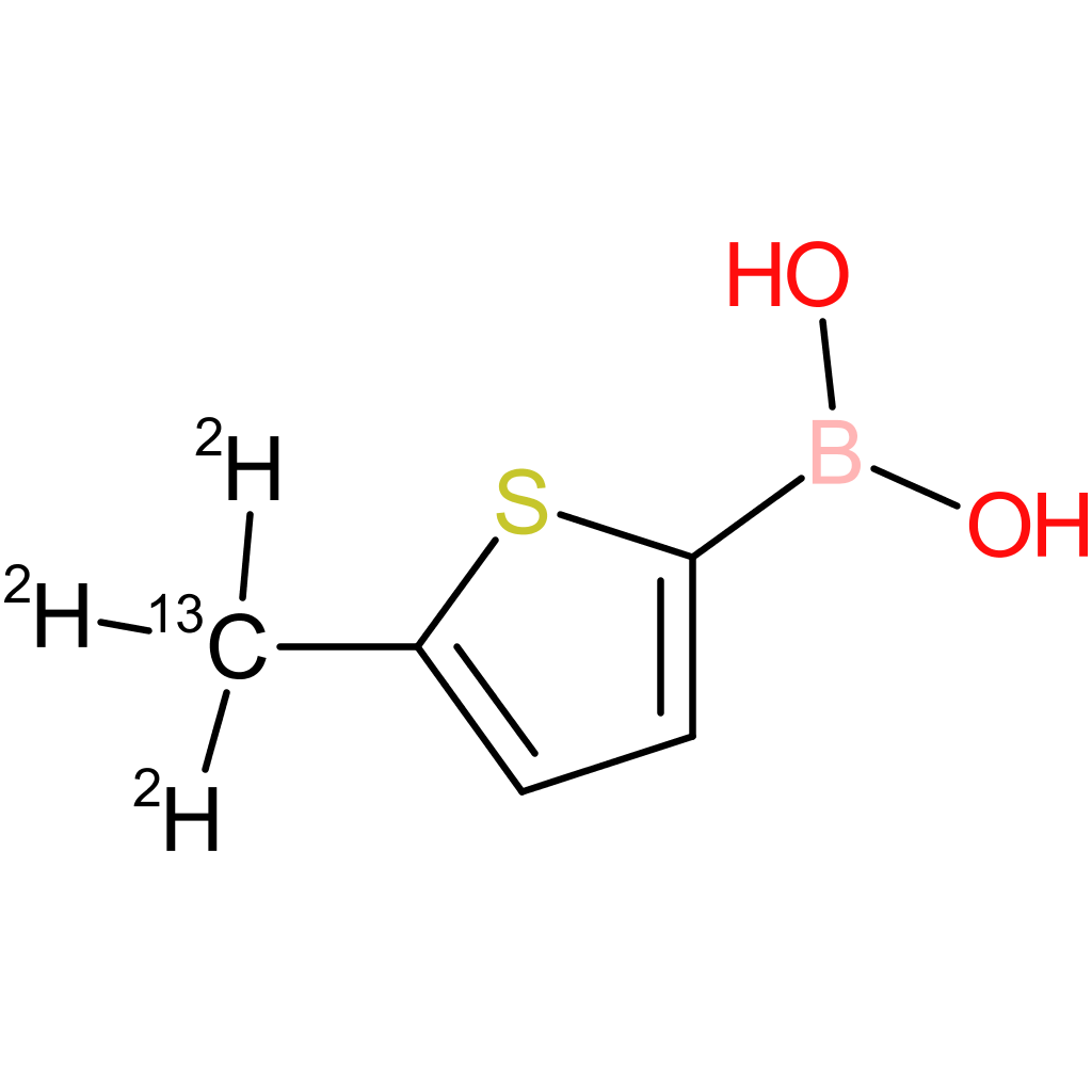 5-(methyl-13c, d3)thiophene-2-boronic acid
