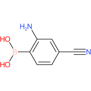 (2-amino-4-cyanophenyl)boronic acid