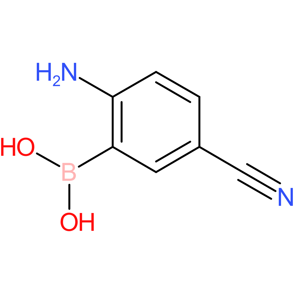 (2-amino-5-cyanophenyl)boronic acid