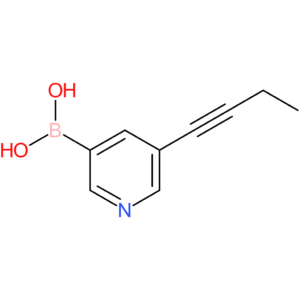 [5-(but-1-yn-1-yl)pyridin-3-yl]boronic acid
