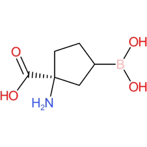 cyclopentanecarboxylic acid, 1-amino-3-borono-, (1s)-