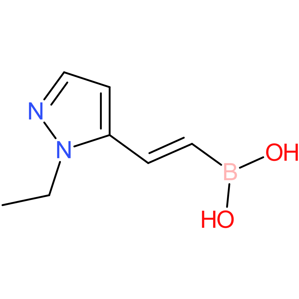 (E)-(2-(1-ethyl-1H-pyrazol-5-yl)vinyl)boronic acid
