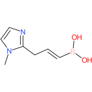 (E)-(3-(1-methyl-1H-imidazol-2-yl)prop-1-en-1-yl)boronic acid
