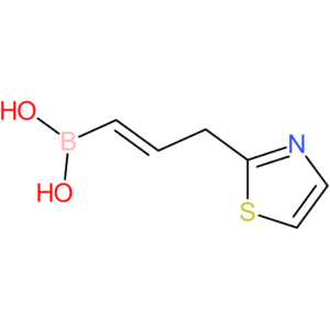 (E)-(3-(thiazol-2-yl)prop-1-en-1-yl)boronic acid
