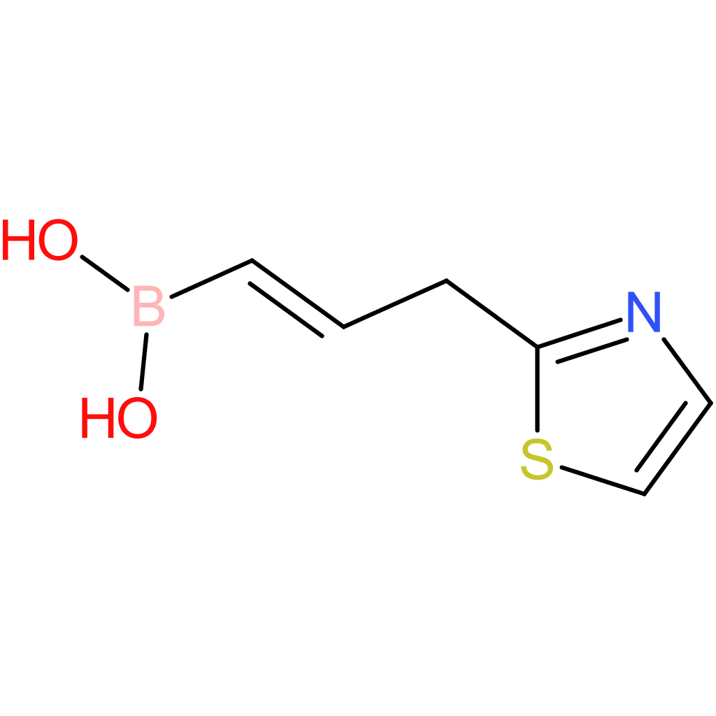 (E)-(3-(thiazol-2-yl)prop-1-en-1-yl)boronic acid