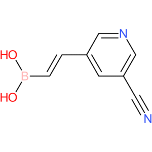 (E)-(2-(5-cyanopyridin-3-yl)vinyl)boronic acid