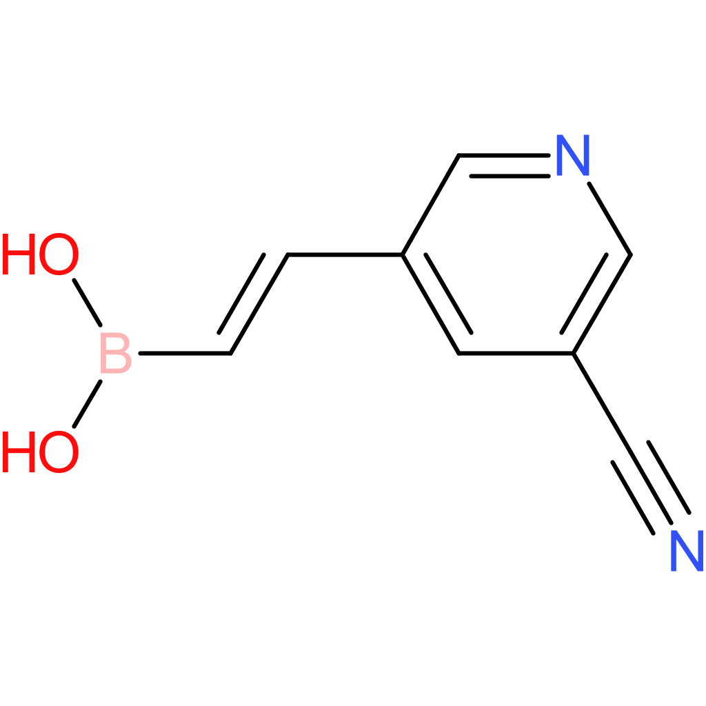 (E)-(2-(5-cyanopyridin-3-yl)vinyl)boronic acid
