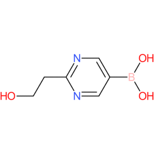 2-(2-hydroxyethyl)pyrimidine-5-boronic acid