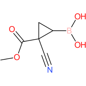 2-cyano-2-(methoxycarbonyl)cyclopropyl boronic acid