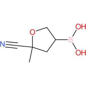 (5-cyano-5-methyl)tetrahydrofuran-3-boronic acid