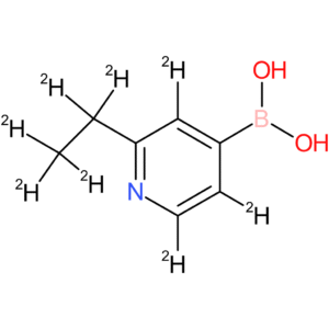 2-(ethylpyridine-d8)-4-boronic acid