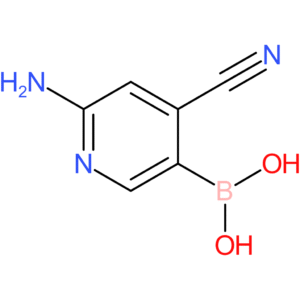 (6-amino-4-cyanopyridin-3-yl)boronic acid