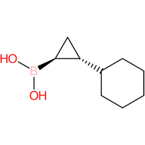 trans-2-cyclohexyl-cyclopropyl-1-boronic acid