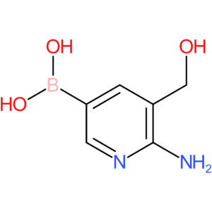 6-amino-5-(hydroxymethyl)pyridin-3-ylboronic acid