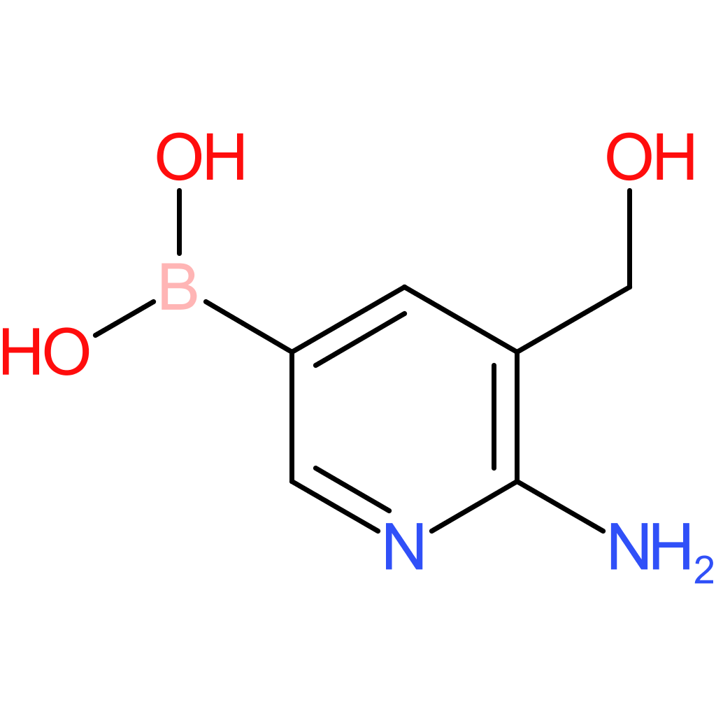 6-amino-5-(hydroxymethyl)pyridin-3-ylboronic acid