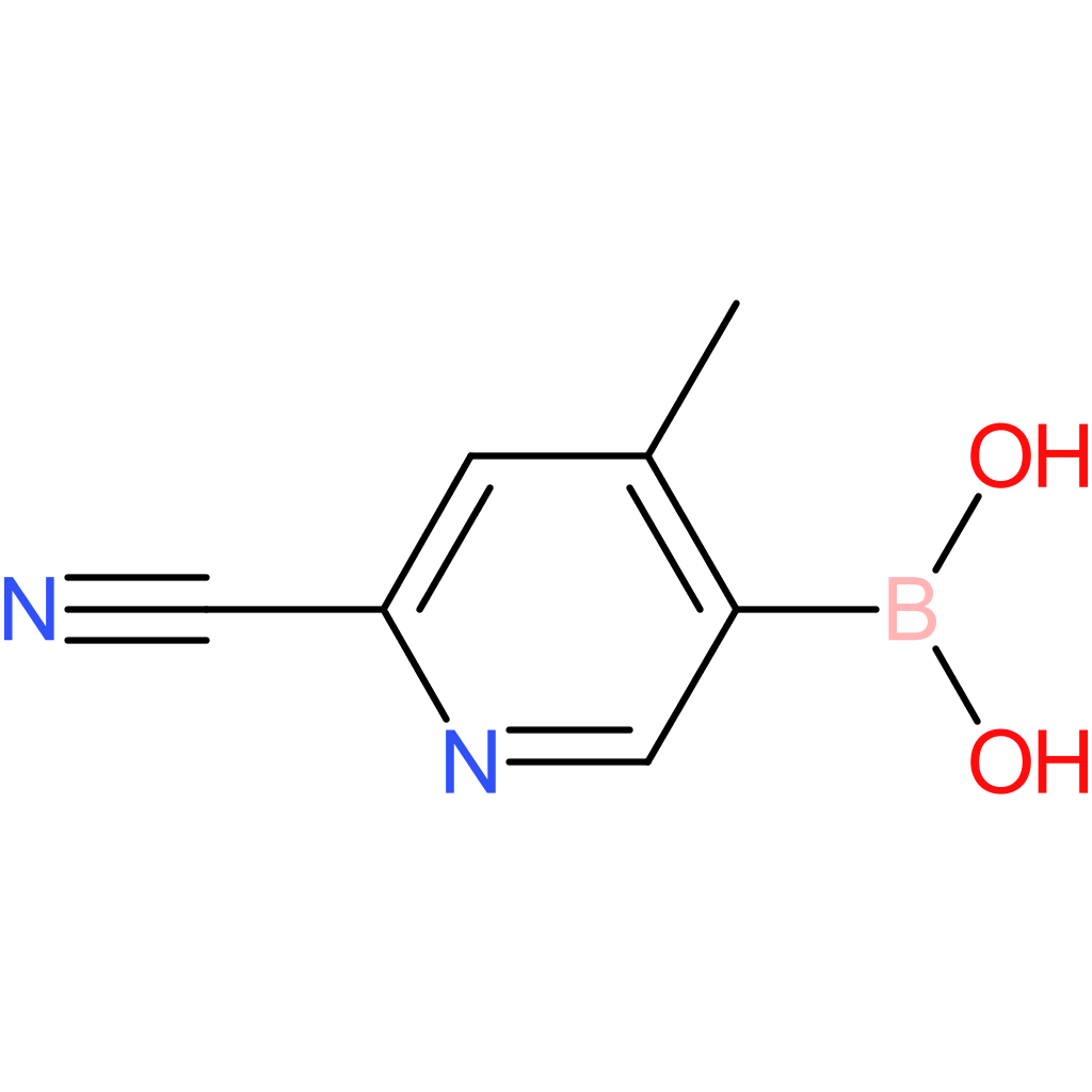 6-cyano-4-methylpyridine-3-boronic acid