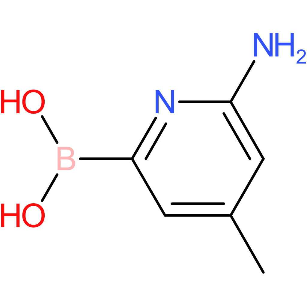 (6-amino-4-methylpyridin-2-yl)boronic acid