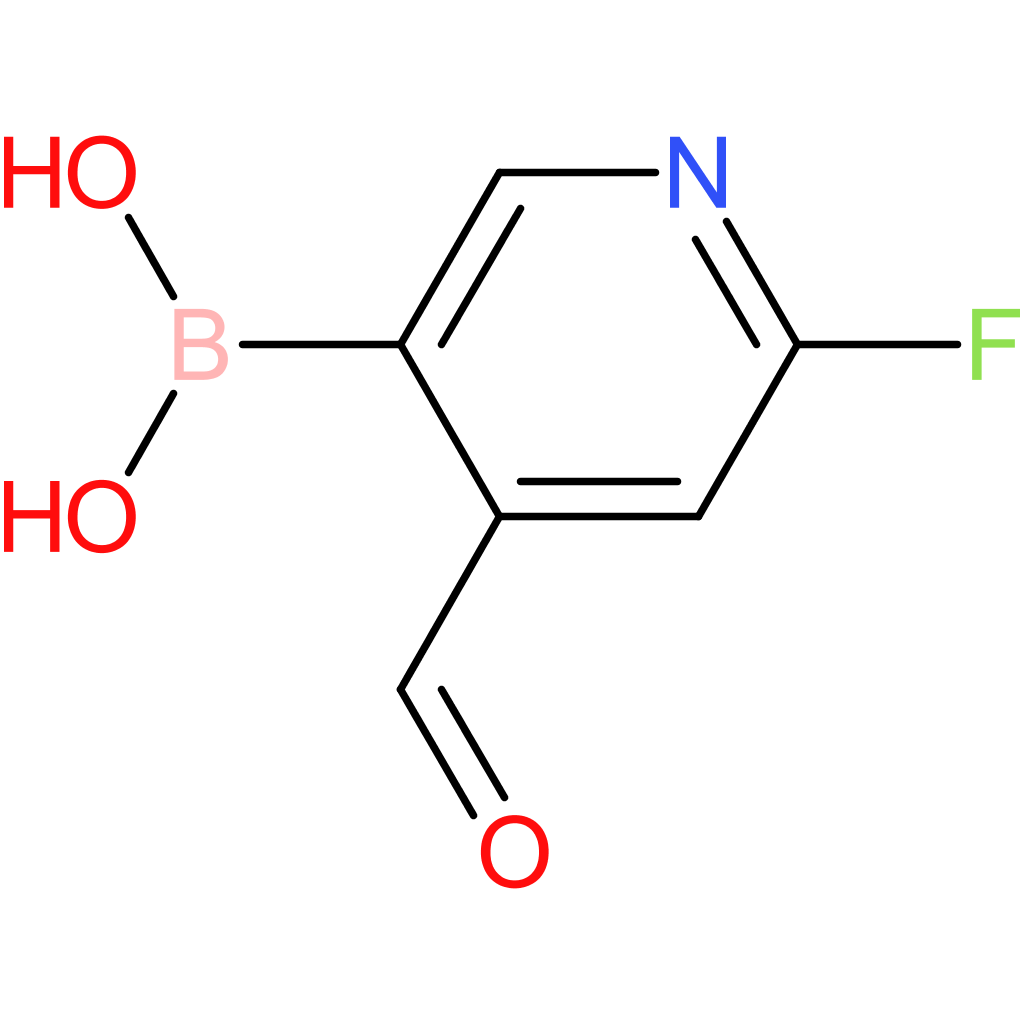 (6-fluoro-4-formylpyridin-3-yl)boronic acid