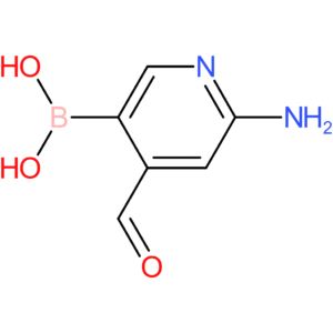 (6-amino-4-formylpyridin-3-yl)boronic acid