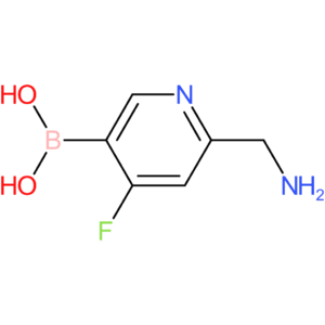 [6-(aminomethyl)-4-fluoropyridin-3-yl]boronic acid