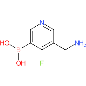 [5-(aminomethyl)-4-fluoropyridin-3-yl]boronic acid