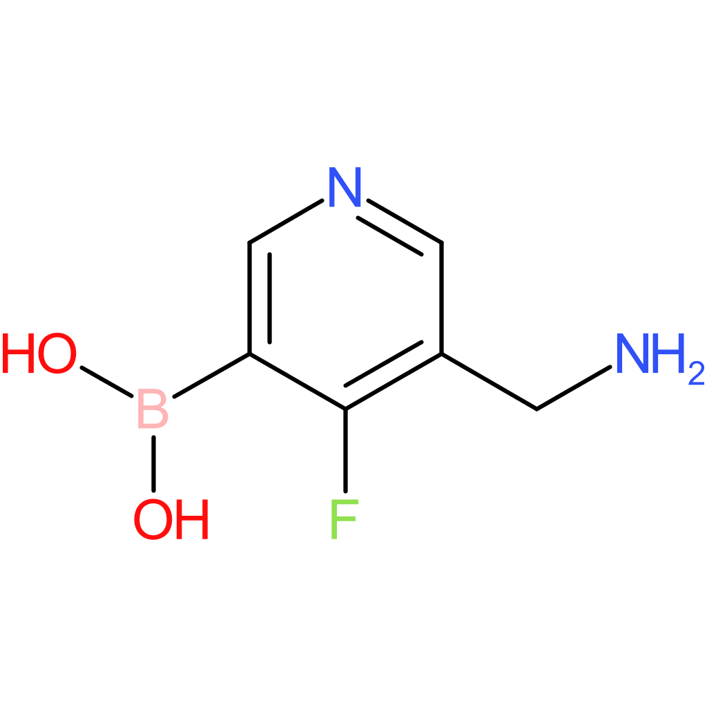 [5-(aminomethyl)-4-fluoropyridin-3-yl]boronic acid
