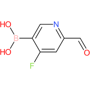 (4-fluoro-6-formylpyridin-3-yl)boronic acid