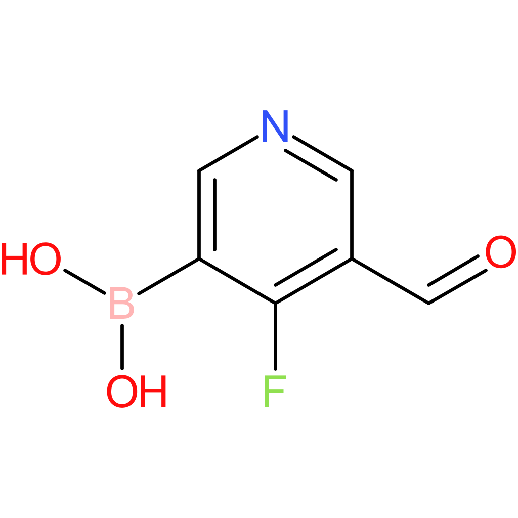 (4-fluoro-5-formylpyridin-3-yl)boronic acid