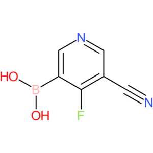 (5-cyano-4-fluoropyridin-3-yl)boronic acid