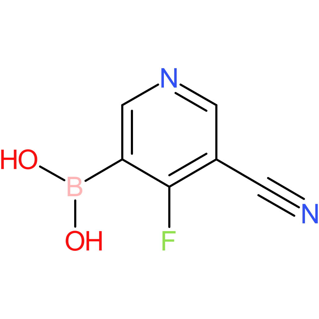(5-cyano-4-fluoropyridin-3-yl)boronic acid