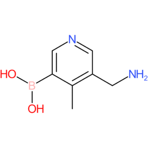[5-(aminomethyl)-4-methylpyridin-3-yl]boronic acid